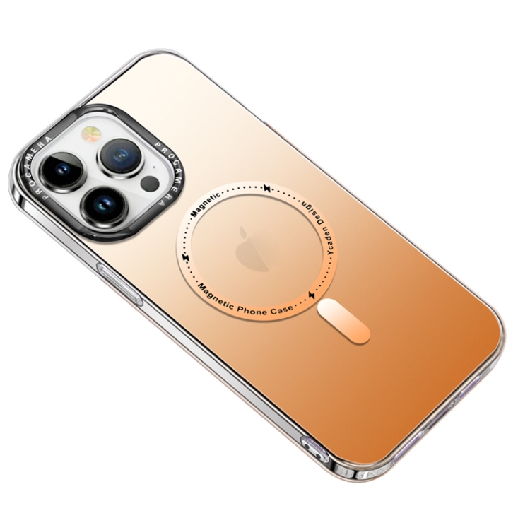 

For iPhone 11 MagSafe Gradient Phone Case(Orange)