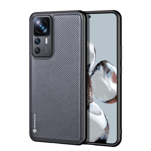 

For Xiaomi 12T DUX DUCIS Fino Series PU + TPU Phone Case(Grey)