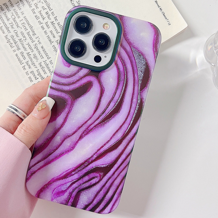 

For iPhone 14 Dual-side Laminating Frosted Translucent TPU Phone Case(Purple)