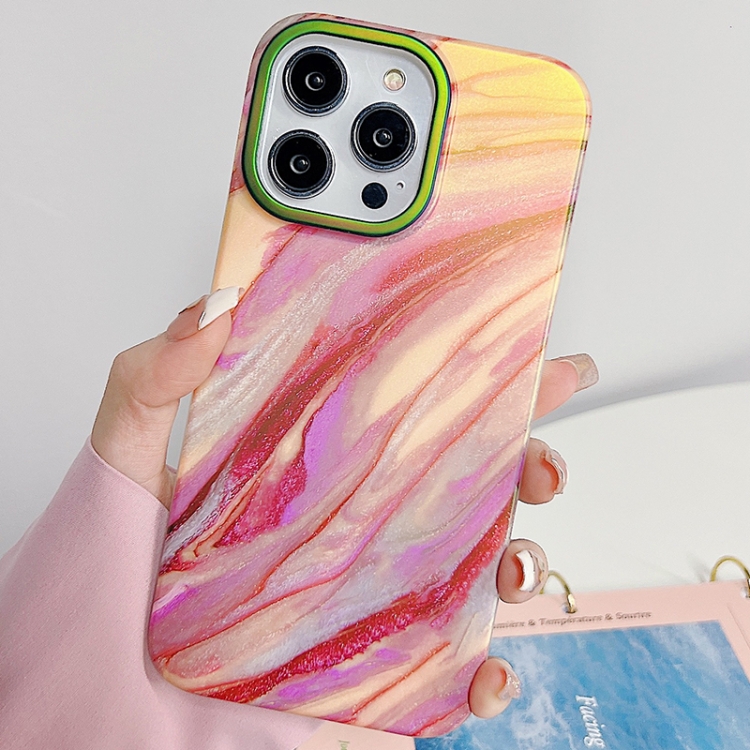 

For iPhone 14 Dual-side Laminating Frosted Translucent TPU Phone Case(Deep Red)