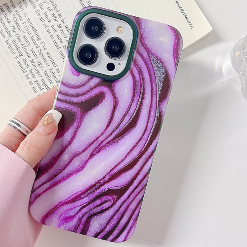 

For iPhone 13 Pro Max Dual-side Laminating Frosted Translucent TPU Phone Case(Purple)