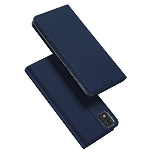 For Nokia C2 2nd Edition DUX DUCIS Skin Pro Series Flip Leather Phone Case(Blue)
