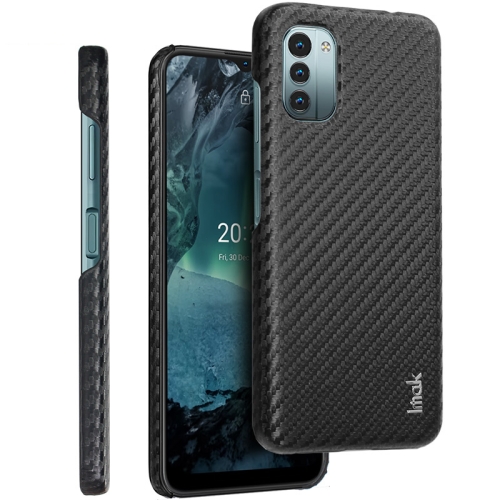 

For Nokia G11/G21 imak Ruiyi Series Carbon Fiber PU + PC Phone Case