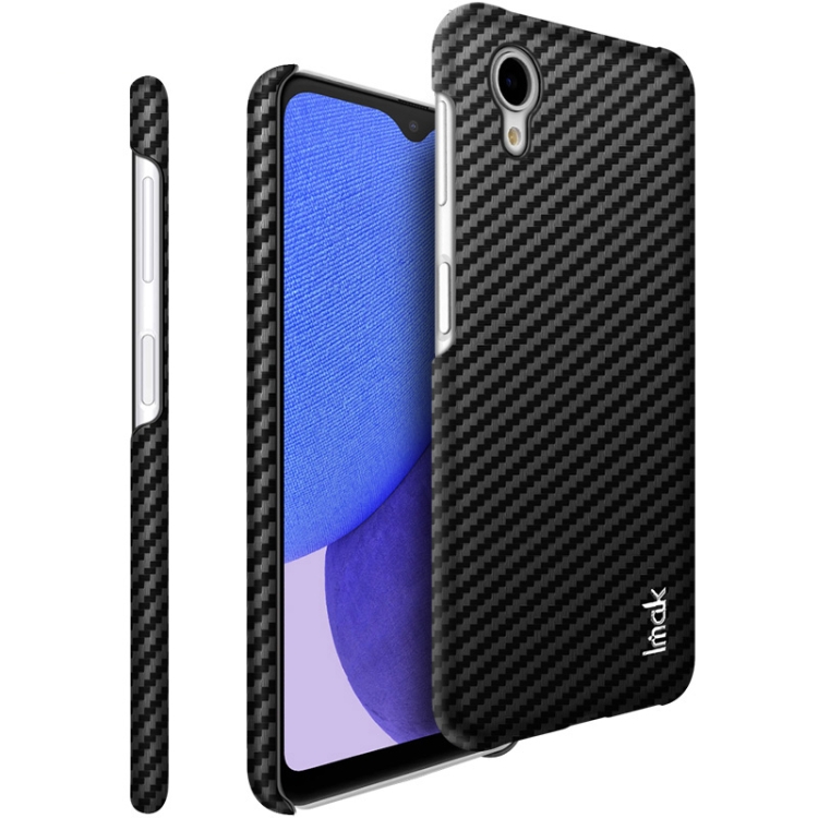

For Samsung Galaxy A23E imak Ruiyi Series Carbon Fiber PU + PC Phone Case