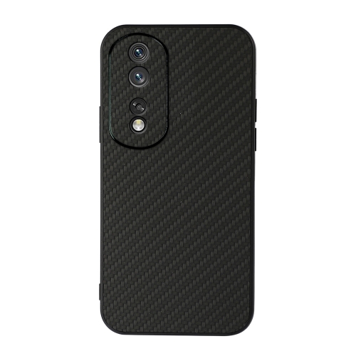 

For Honor 80 Carbon Fiber Texture Shockproof Phone Case(Black)