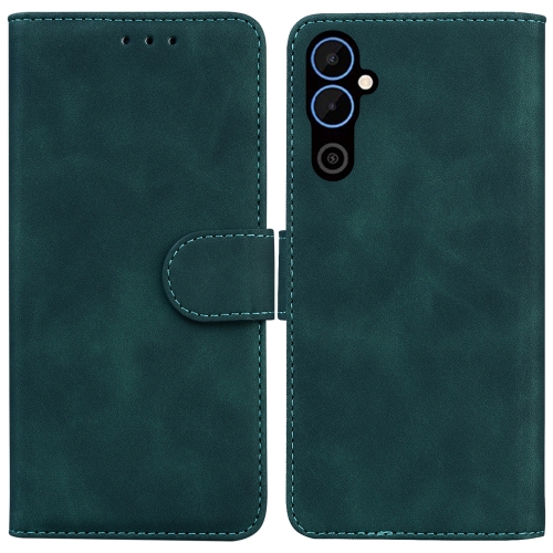 

For Tecno Pova Neo 2 Skin Feel Pure Color Flip Leather Phone Case(Green)