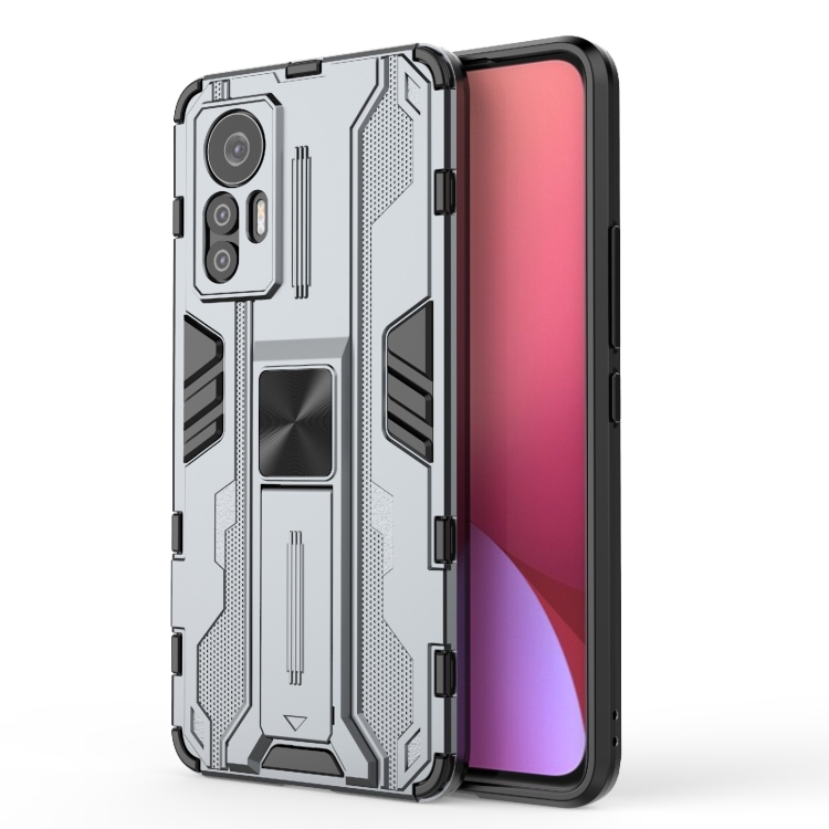 

For Xiaomi 12 Lite 5G Supersonic PC + TPU Shock-proof Protective Phone Case(Grey)
