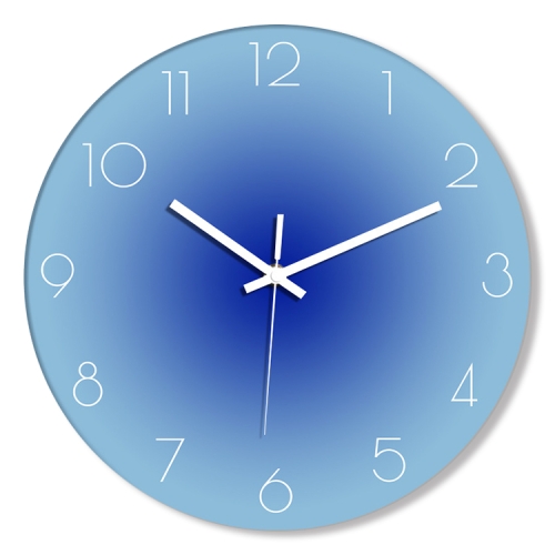 

TM9180 12 inches Solid Color Gradient Home Decoration Silent Wall Clock