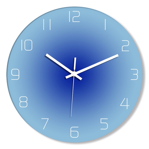 

TM9180-2 12 inches Solid Color Gradient Home Decoration Silent Wall Clock