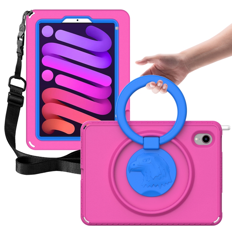 

For iPad mini 6 EVA + PC Shockproof Tablet Case with Waterproof Frame(Rose Red)