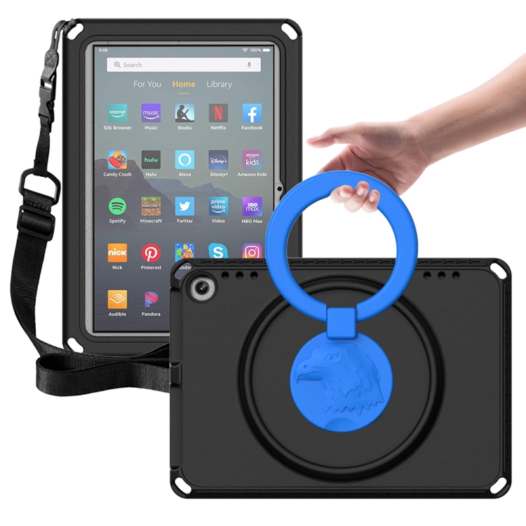 

For Amazon Fire HD 8 2020 / HD 8 Plus 2022 EVA + PC Shockproof Tablet Case without Waterproof Frame(Black)