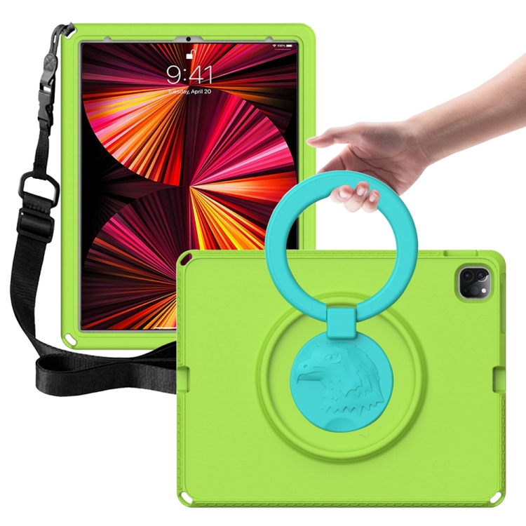 

For iPad Pro 12.9 inch 2022/2021/2020/2018 EVA + PC Shockproof Tablet Case without Waterproof Frame(Grass Green)