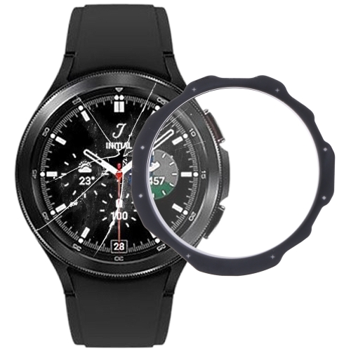 

For Samsung Galaxy Watch4 Classic 42mm SM-R880 Original Front Screen Outer Glass Lens(Black)