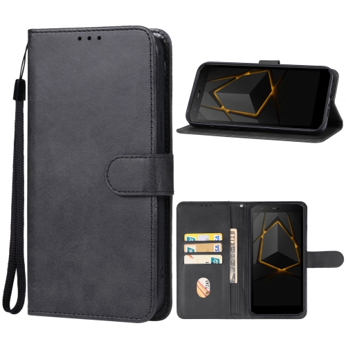 

For Doogee S41 / S41 Pro Leather Phone Case(Black)