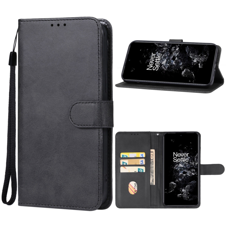 

For OnePlus 11 5G Leather Phone Case(Black)