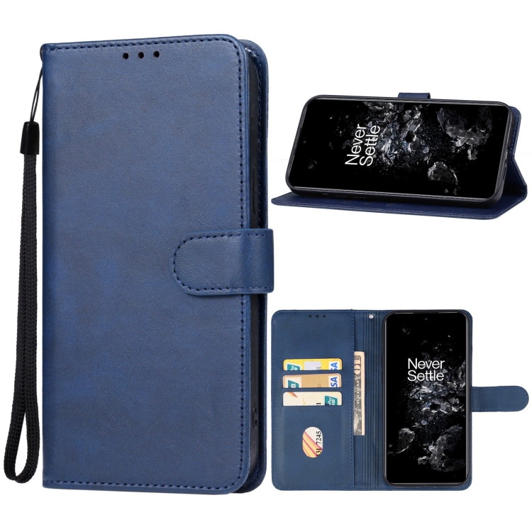 

For OnePlus 11 5G Leather Phone Case(Blue)