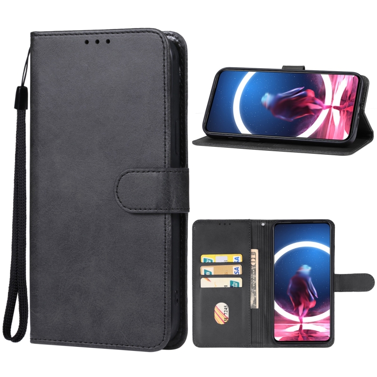 

For ZTE nubia Red Magic 8 Pro Leather Phone Case(Black)