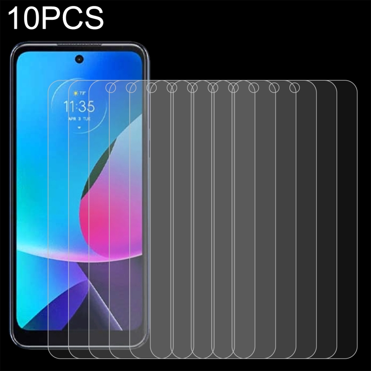 

For Motorola Moto G Play 2023 10pcs 0.26mm 9H 2.5D Tempered Glass Film