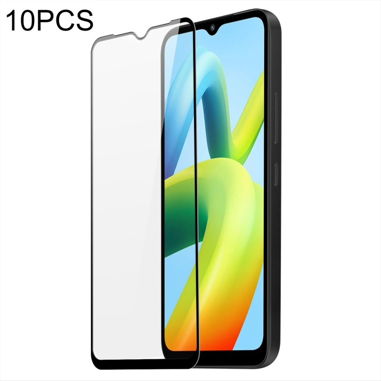 

For Xiaomi Redmi A1+ 10pcs DUX DUCIS 0.33mm 9H Medium Alumina HD Full Screen Tempered Glass Film