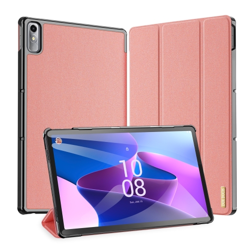 

For Lenovo Tab P11 Gen 2 11.5 DUX DUCIS Domo Series Magnetic Flip Leather Tablet Case(Pink)