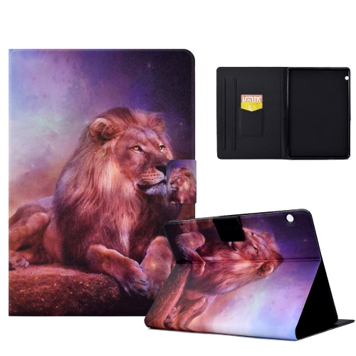 

For Huawei MediaPad T3 10 Electric Pressed TPU Leather Tablet Case(Lion King)