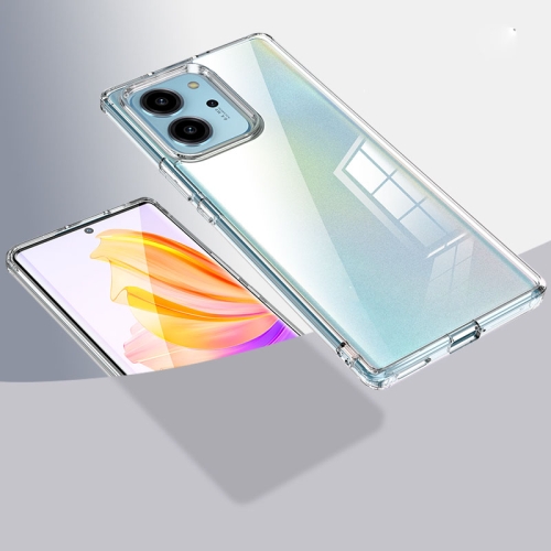 

For Honor 80 SE Armor Clear TPU Hard PC Phone Case(Clear)