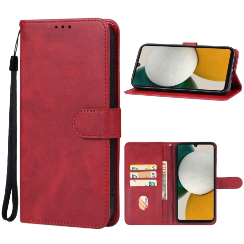 

For Samsung Galaxy A34 5G Leather Phone Case(Red)
