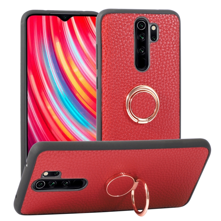 

For Xiaomi Redmi Note 8 Pro Litchi Texture Magnetic Shockproof Protective Phone Case(Red)