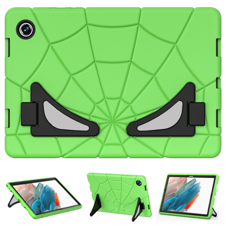 

For Samsung Galaxy Tab A8 10.5 2021 Silicone + PC Shockproof Protective Tablet Case(Green+Black)