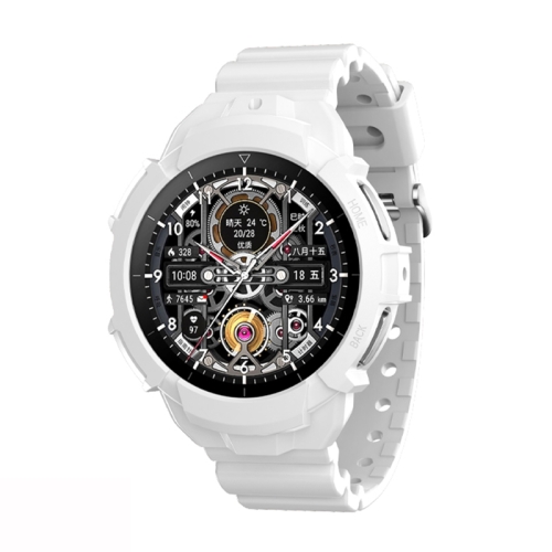 

For Samsung Galaxy Watch5 Pro 45mm Solid Color Silicone Watch Band(White)