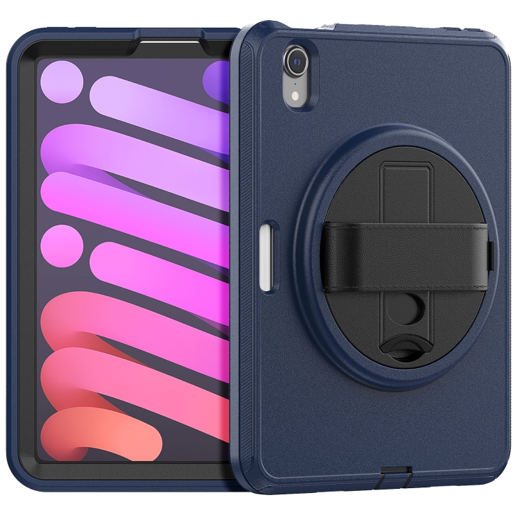 

For iPad mini 6 Shockproof TPU + PC Tablet Case(Black+Navy Blue)