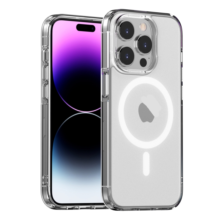 

For iPhone 14 Phantom TPU + PC Magsafe Phone Case(Transparent)