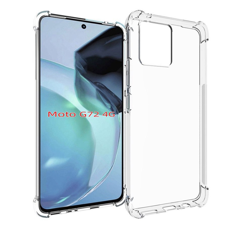 

For Motorola Moto G72 4G Shockproof Non-slip Thickening TPU Phone Case