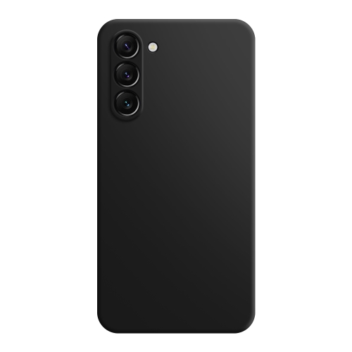

For Samsung Galaxy S23 5G Imitation Liquid Silicone Phone Case(Black)