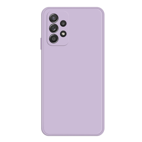 

For Samsung Galaxy A52/A52s 5G Imitation Liquid Silicone Phone Case(Purple)