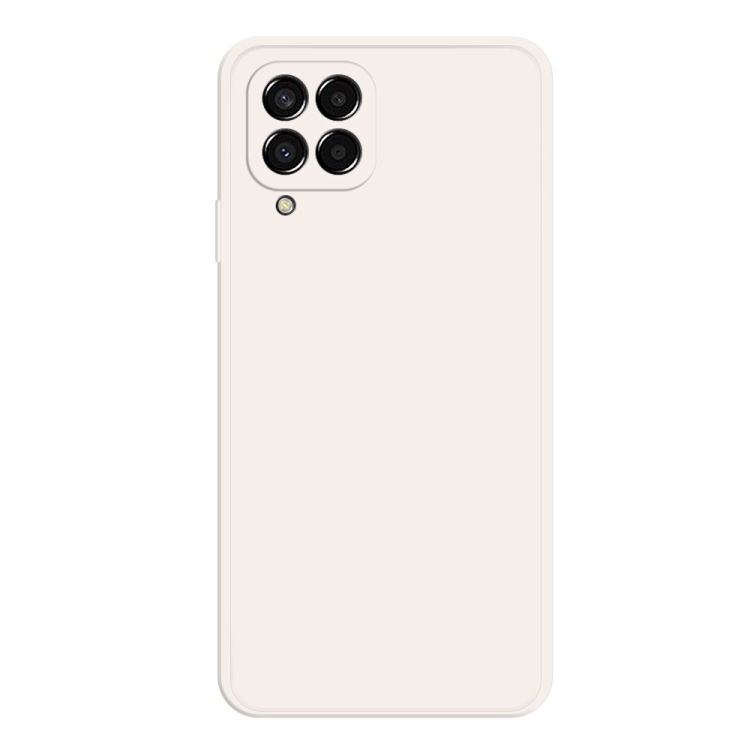 

For Samsung Galaxy M33 Imitation Liquid Silicone Phone Case(White)