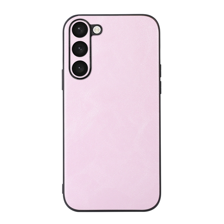 

For Samsung Galaxy S23 5G Cowhide Texture PU Phone Case(Pink)