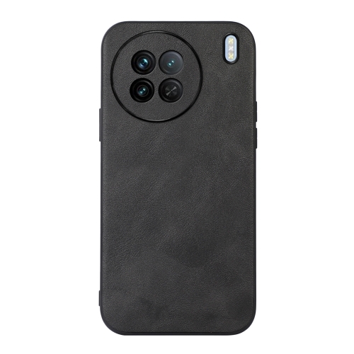 

For vivo X90 Cowhide Texture PU Phone Case(Black)