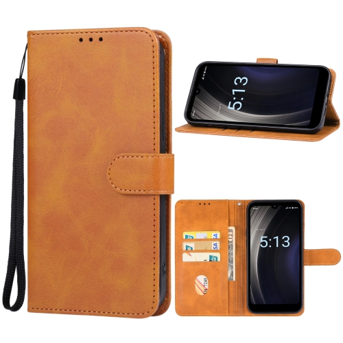 

For Orbic Joy 4G RC608L Leather Phone Case(Brown)