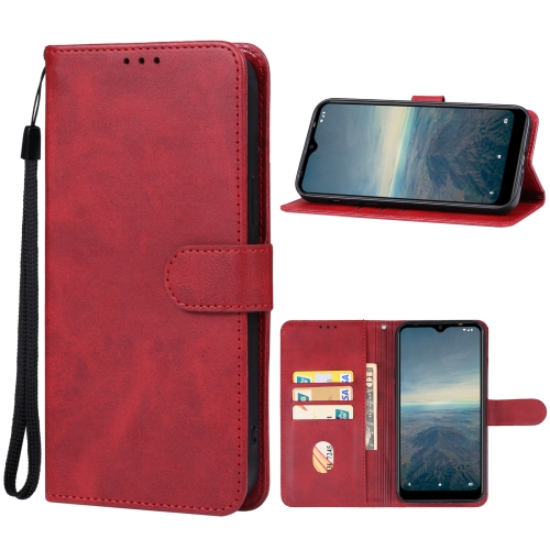 

For Vodafone Smart V22 Leather Phone Case(Red)