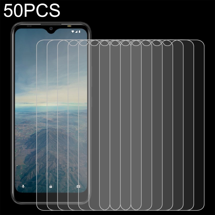 

For Vodafone Smart V22 50pcs 0.26mm 9H 2.5D Tempered Glass Film