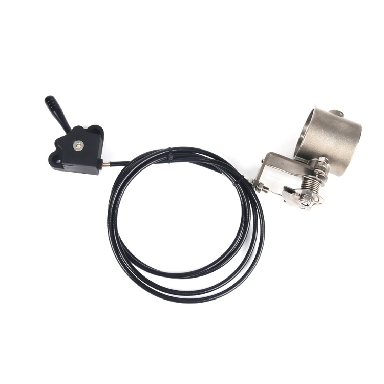 

Oblique Sports Car Manually Open Exhaust Pipe Valve