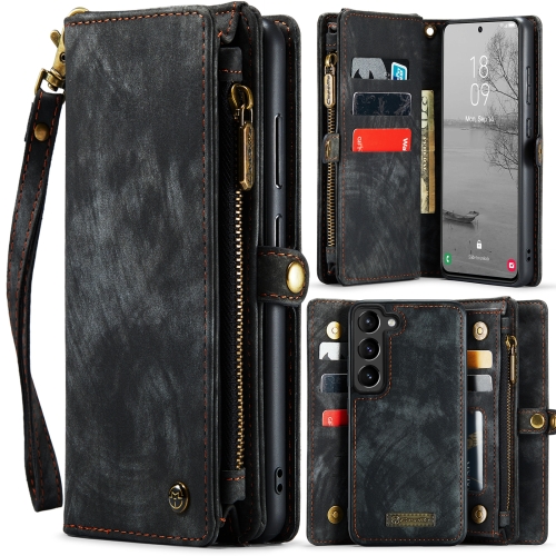 

For Samsung Galaxy S23+ 5G CaseMe 008 Detachable Multifunctional Leather Phone Case(Black)