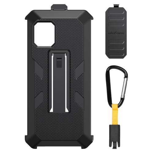

For Ulefone Power Armor X11 Pro Ulefone Back Clip Phone Case with Carabiner(Black)