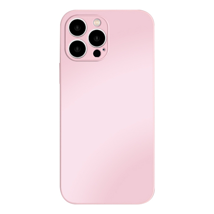 

For iPhone 14 Pro AG Frosted Tempered Glass Phone Case(Pink)