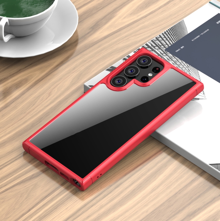 

For Samsung Galaxy S23+ 5G iPAKY Shockproof PC + TPU Protective Phone Case(Red)