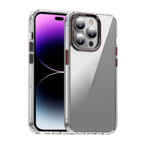 For iPhone 14 Pro iPAKY MG Series Transparent PC Phone Case(Transparent)