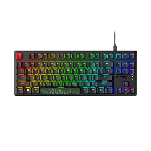 

Kingston HyperX Origin Competitive Edition PBT Keycap RGB Gaming Mechanical Keyboard, Style:Water Shaft