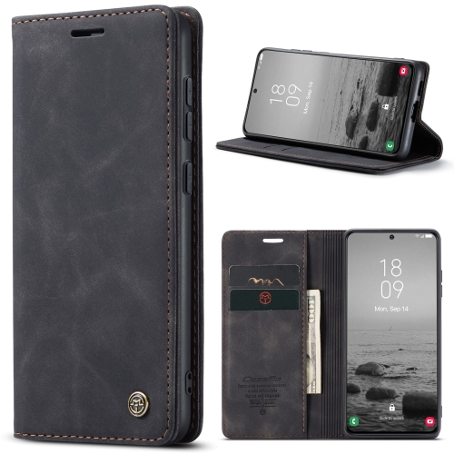

For Samsung Galaxy S23+ 5G CaseMe 013 Multifunctional Horizontal Flip Leather Phone Case(Black)
