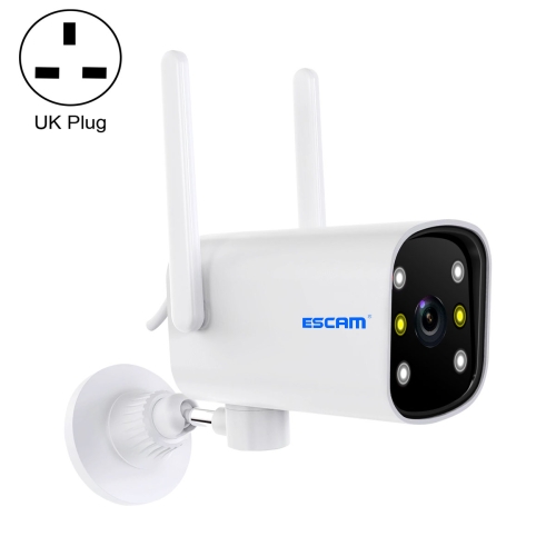 

ESCAM PT301 3MP 1296P HD Indoor Wireless PTZ IP Camera IR Night Vision AI Humanoid Detection Home Security CCTV Monitor, Plug Type:UK Plug(White)